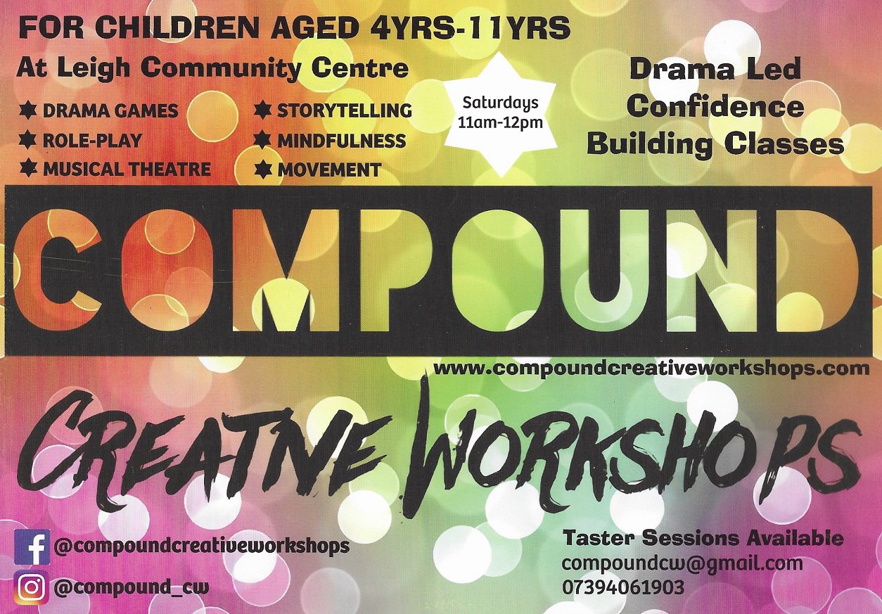 Compound Creative Workshops – Ages 9yrs-14yrs